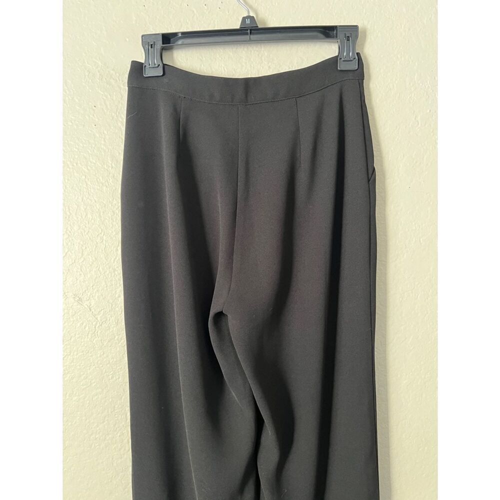 Like New! GREYLIN Black Pleated Straight Leg Lined Trousers in Size XS - Picture 6 of 14